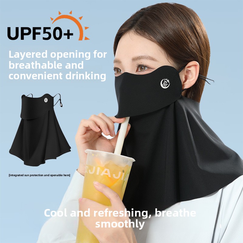 Sports Mask Breathable - قناع من الحرير الجليدي لحماية الرقبة