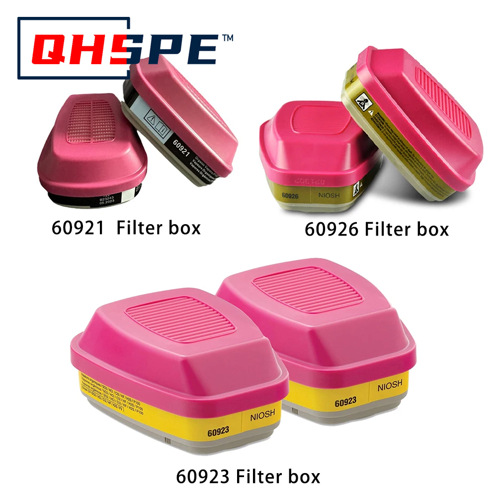Face Mask Storage Box - خرطوشة بخار/بخار متعددة الغاز محمية P100
