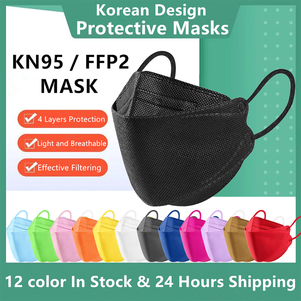 Disposable Surgical Mask - 10-100 قطعة من أقنعة الوجه FFP2