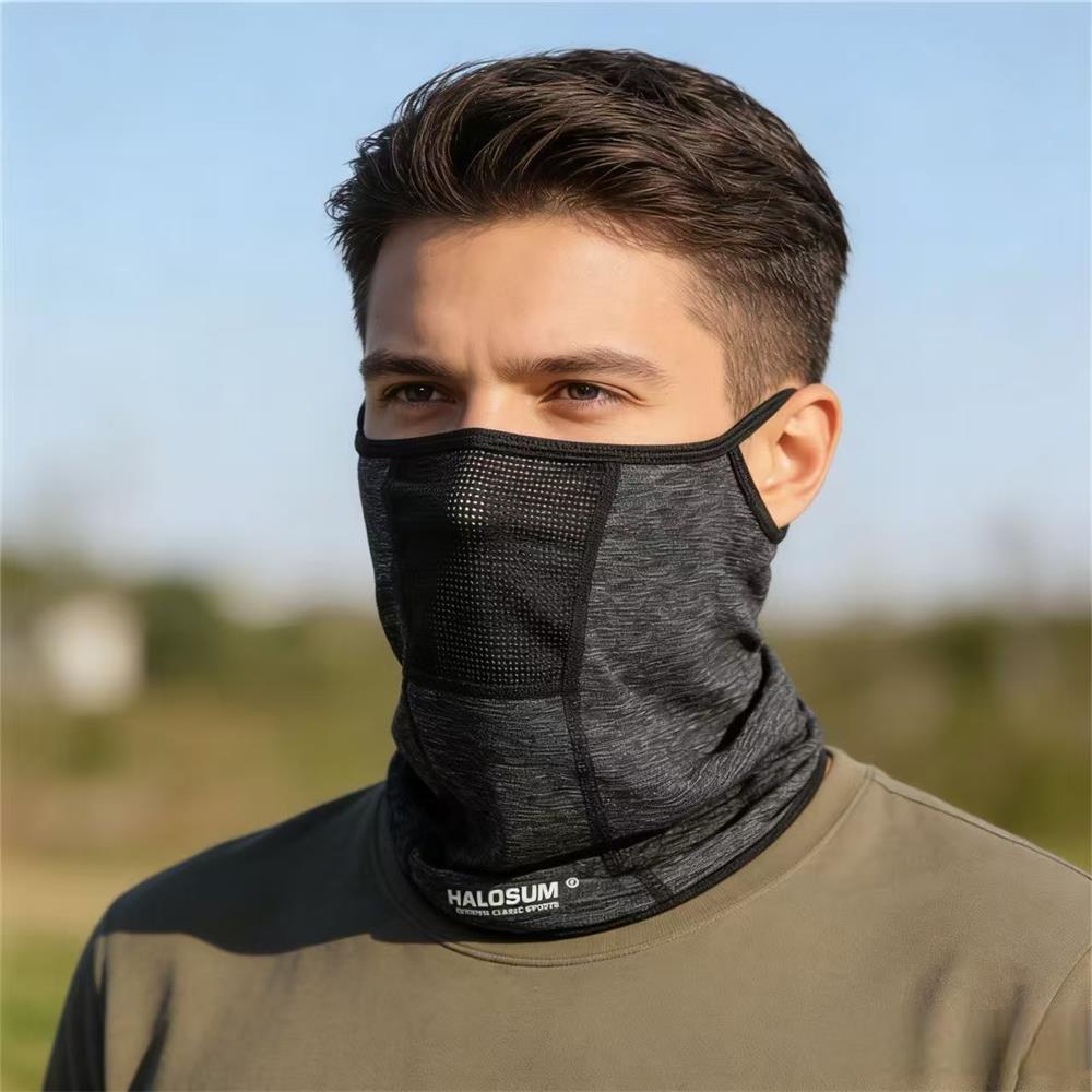 Sports Mask Breathable - قناع وجه شبكي من الحرير الجليدي