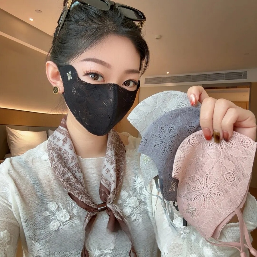 قناع حماية العين من الدانتيل - - مراجعة Cloth Face Mask Washable وسعره