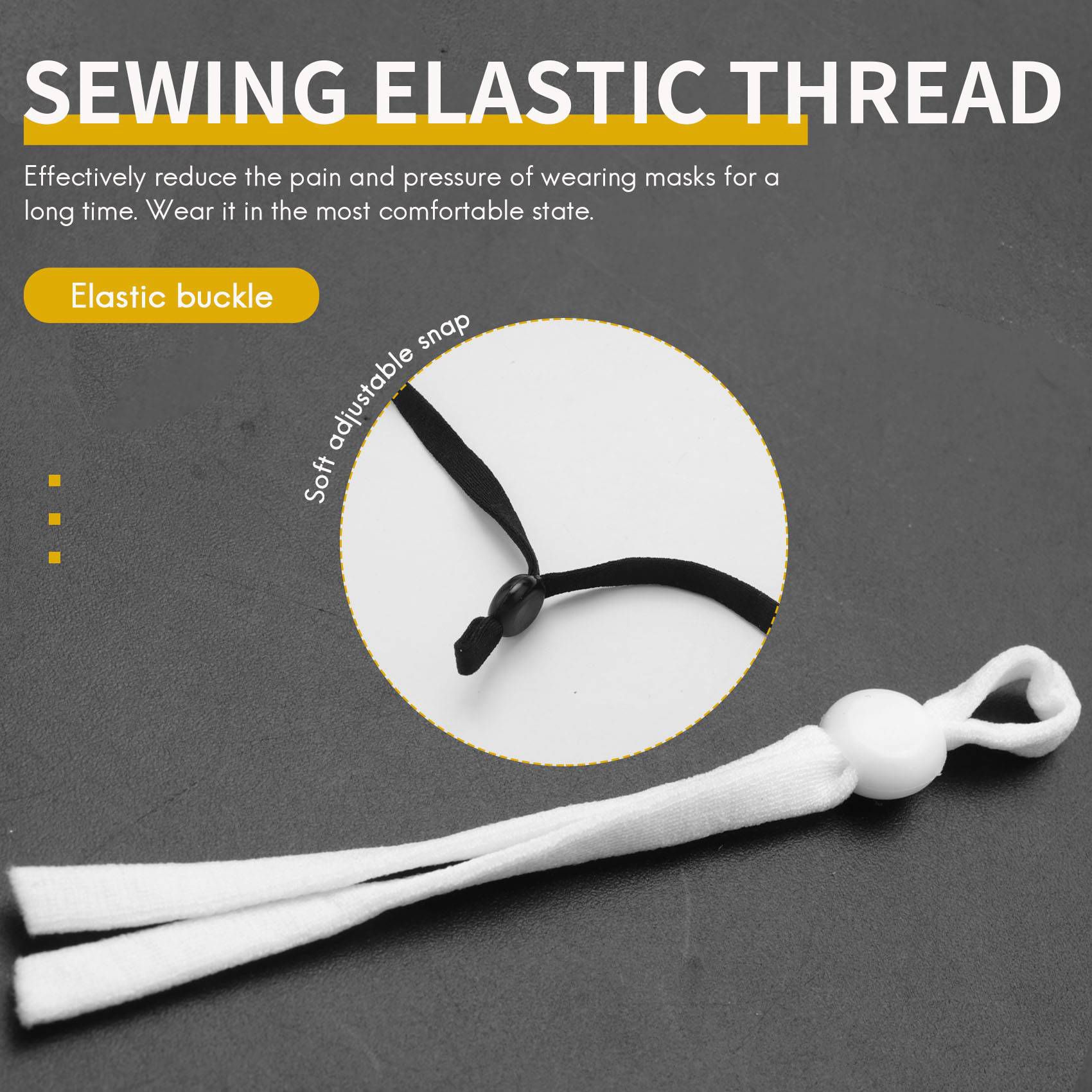 A27F-2000 قطعة حبل مطاطي للخيا - مراجعة Mask Lanyard Adjustable وسعره