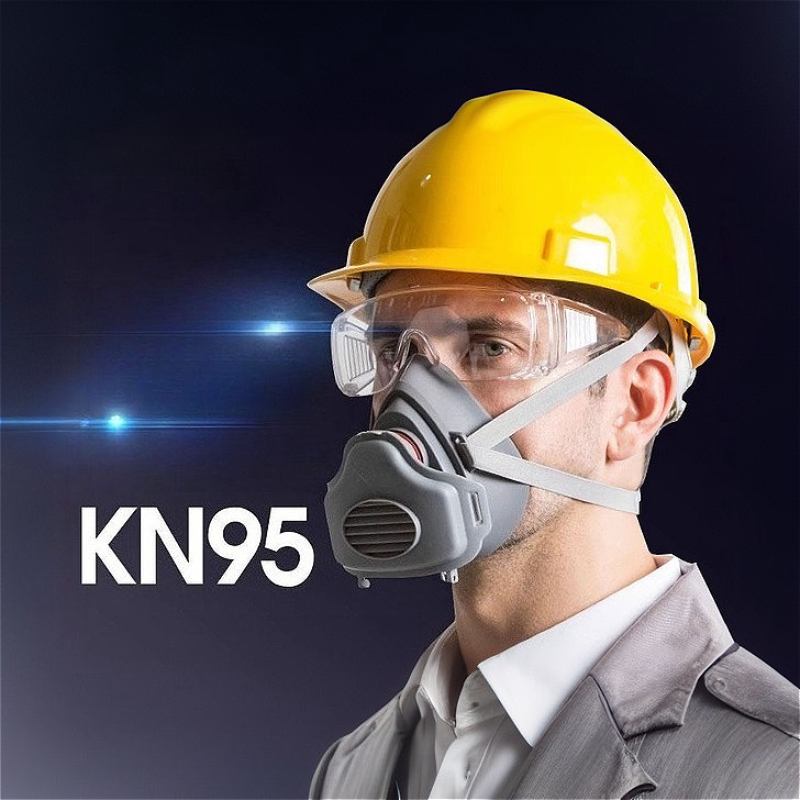 نصف الوجه قناع الغبار تنفس الغ - مراجعة Kn95 Respirator Mask وسعره