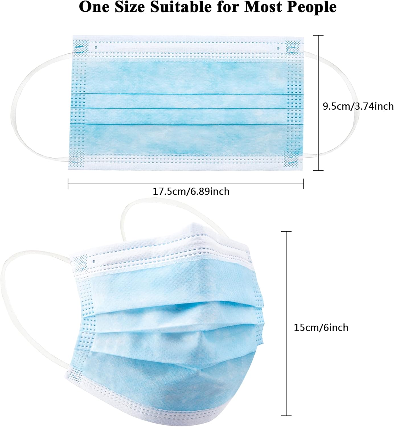 100 قطعة قناع واقٍ أزرق يمكن ا - مراجعة Disposable Mask Blue وسعره