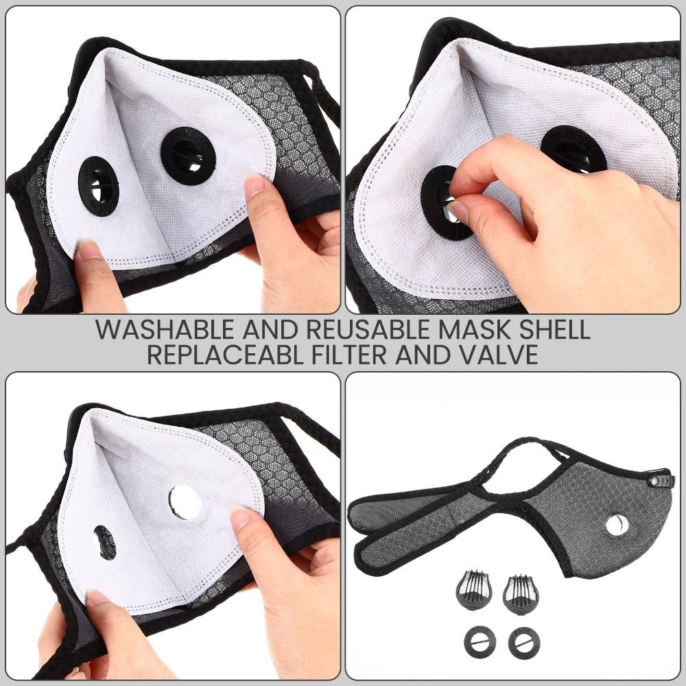 قناع تنفس مريح قابل للتعديل مع - مراجعة Dust Mask Construction وسعره