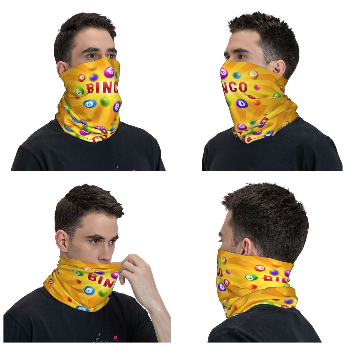 مخصص الساخن لعبة البنغو باندان - مراجعة Neck Gaiter Face Cover وسعره