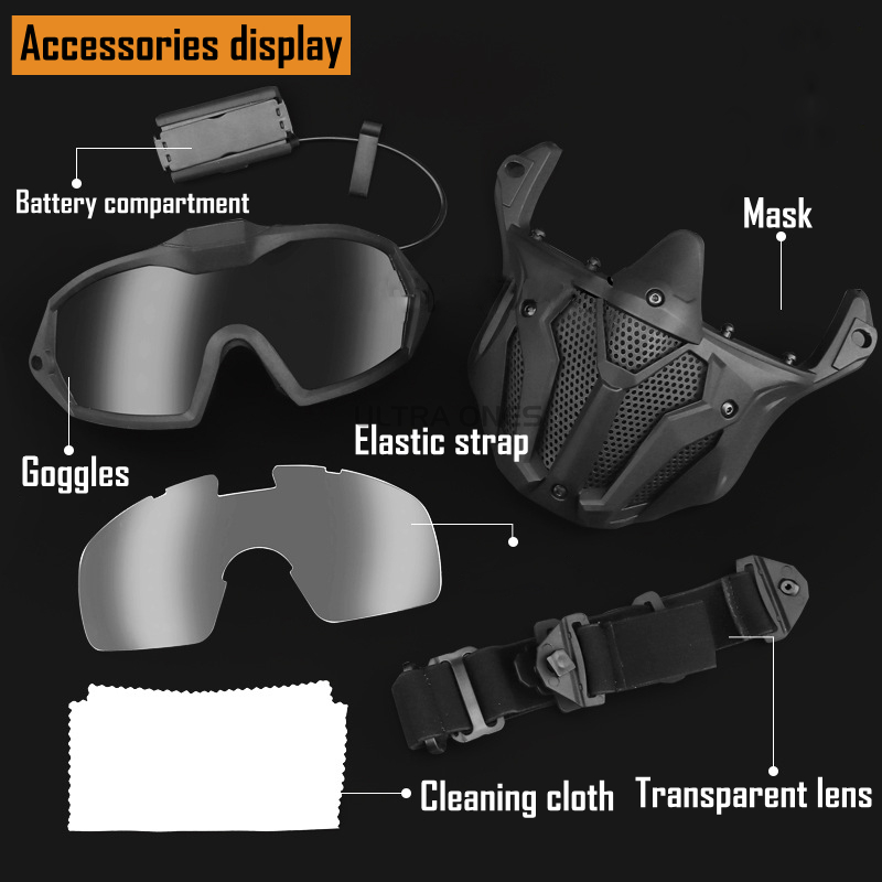 قناع تكتيكي كامل الوجه مضاد لل - مراجعة Anti Pollution Mask وسعره