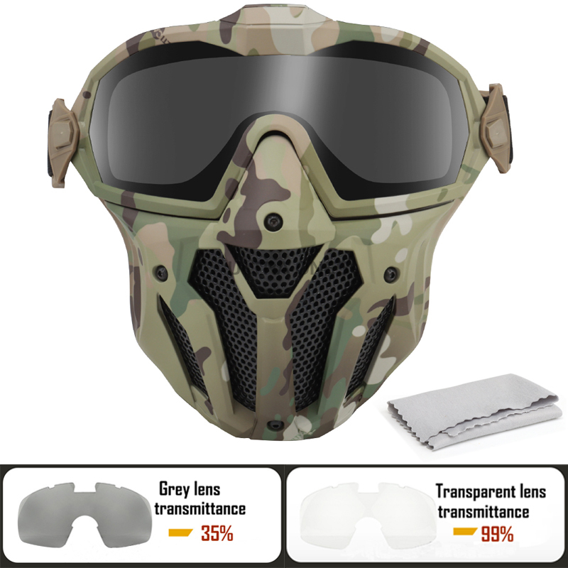 قناع تكتيكي كامل الوجه مضاد لل - مراجعة Anti Pollution Mask وسعره