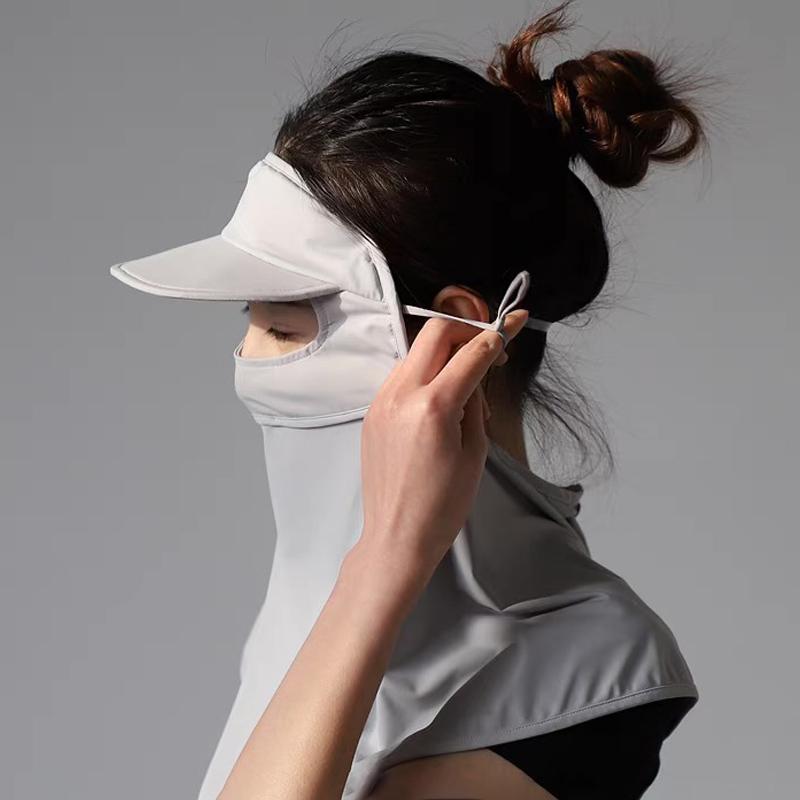 طقم حماية من الشمس بالأشعة فوق - مراجعة Sports Mask Breathable وسعره