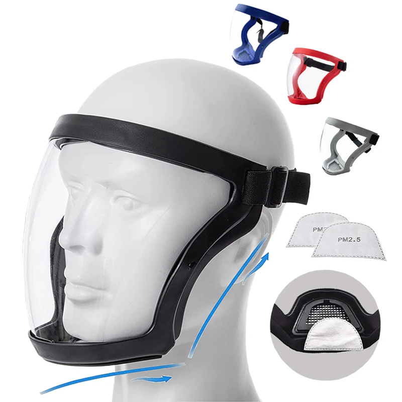 قناع واقي شفاف للوجه بالكامل ، - مراجعة Anti Pollution Mask وسعره