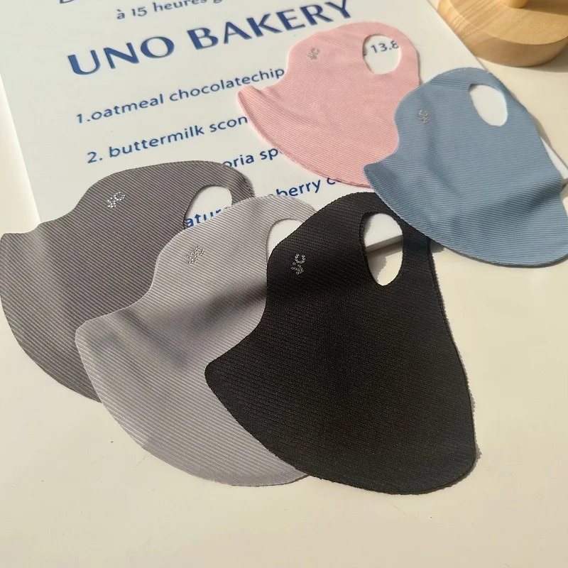 قناع حرير جليدي بخمسة ألوان لل - مراجعة Cloth Face Mask Washable وسعره