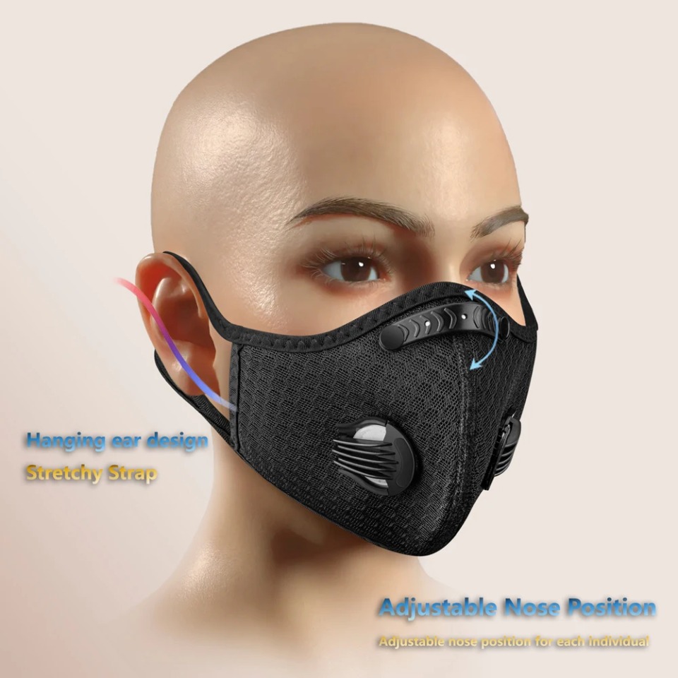 1 قطعة قناع ركوب الدراجات مع ف - مراجعة Anti Pollution Mask وسعره