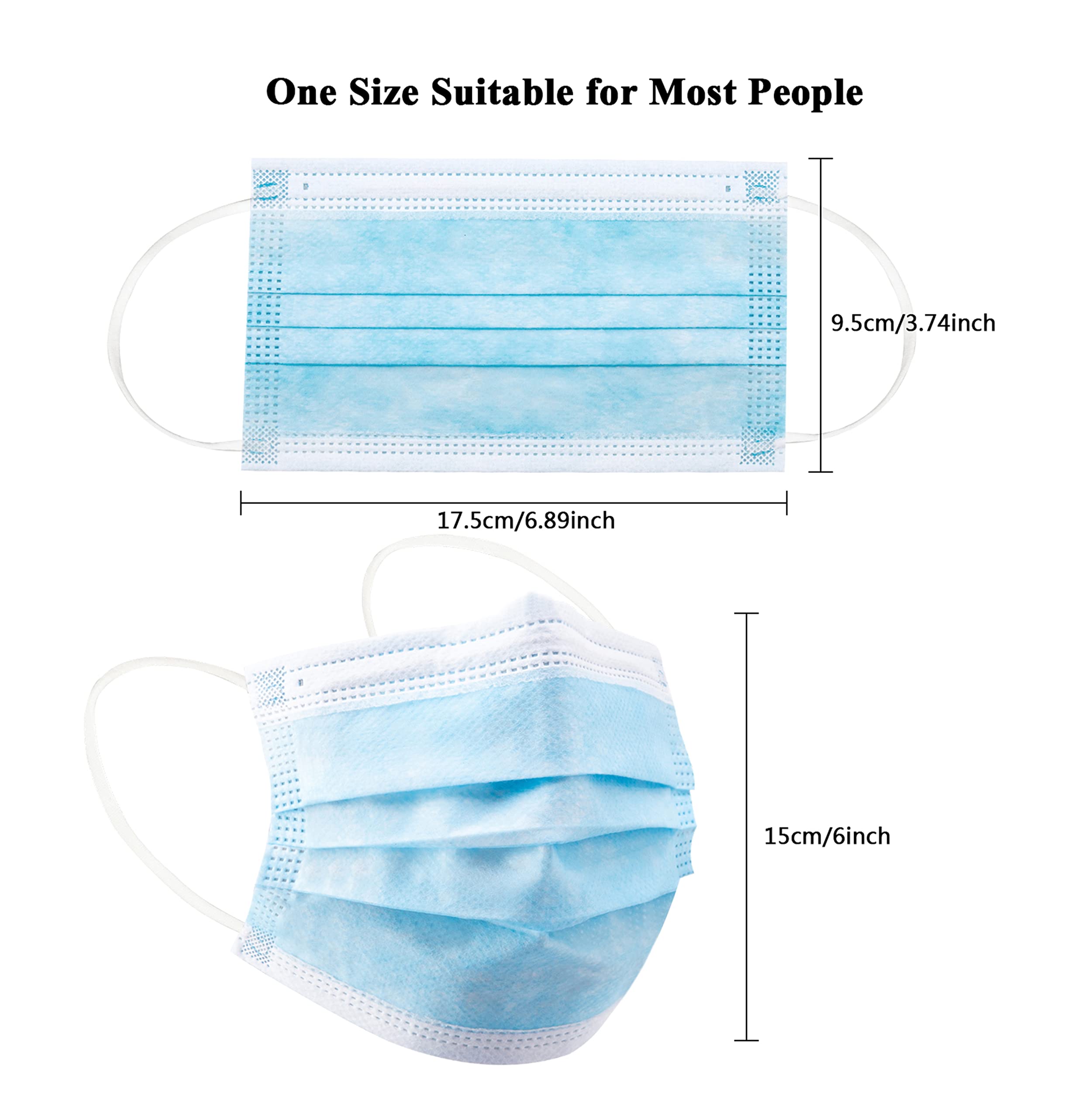 أقنعة وجه زرقاء تُستخدم لمرة و - مراجعة Disposable Mask Blue وسعره