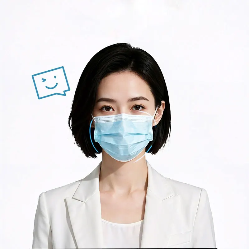 50/100/150 قطعة من أقنعة الوجه - مراجعة Disposable Mask Blue وسعره