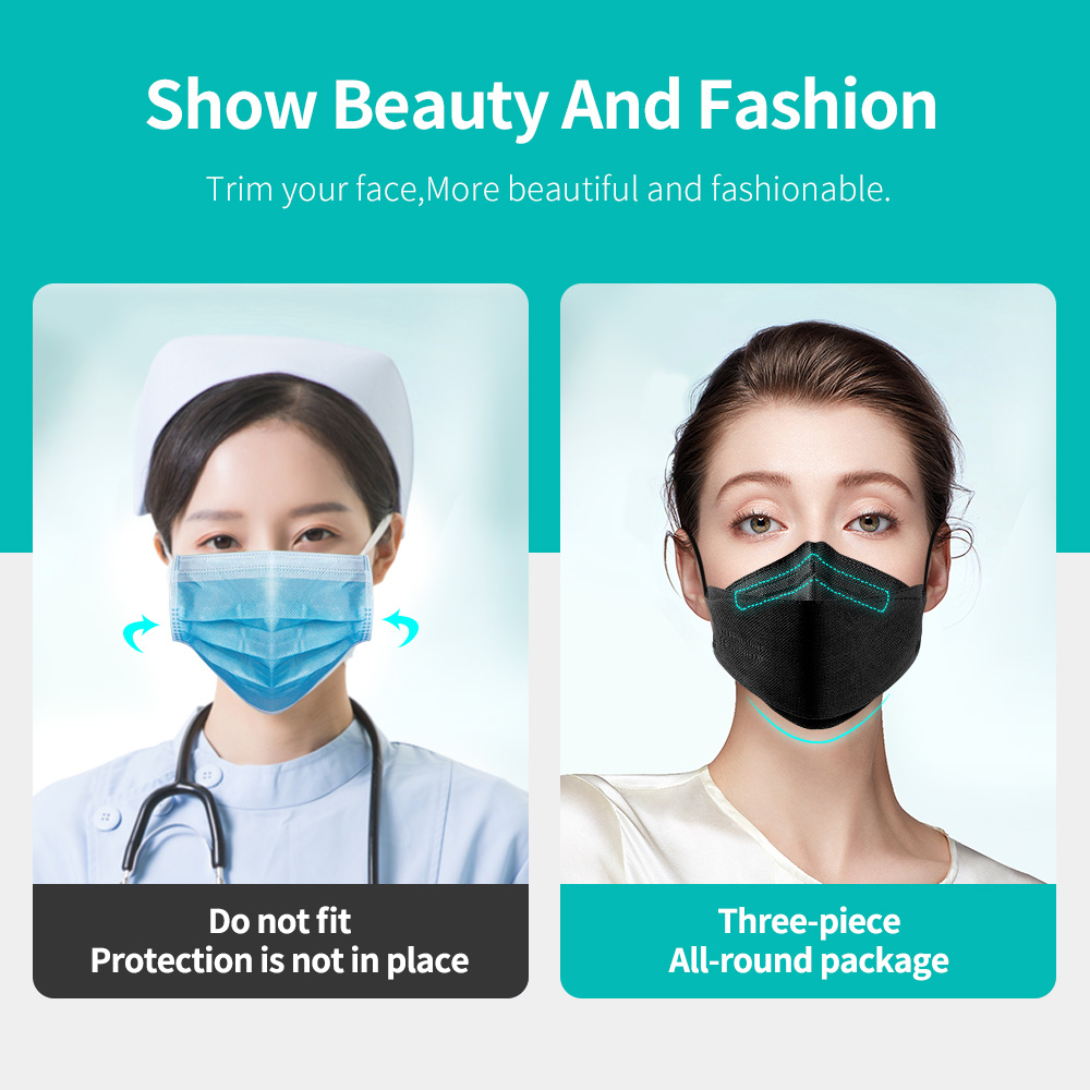10-100 قطعة من أقنعة الوجه FFP - مراجعة Disposable Surgical Mask وسعره