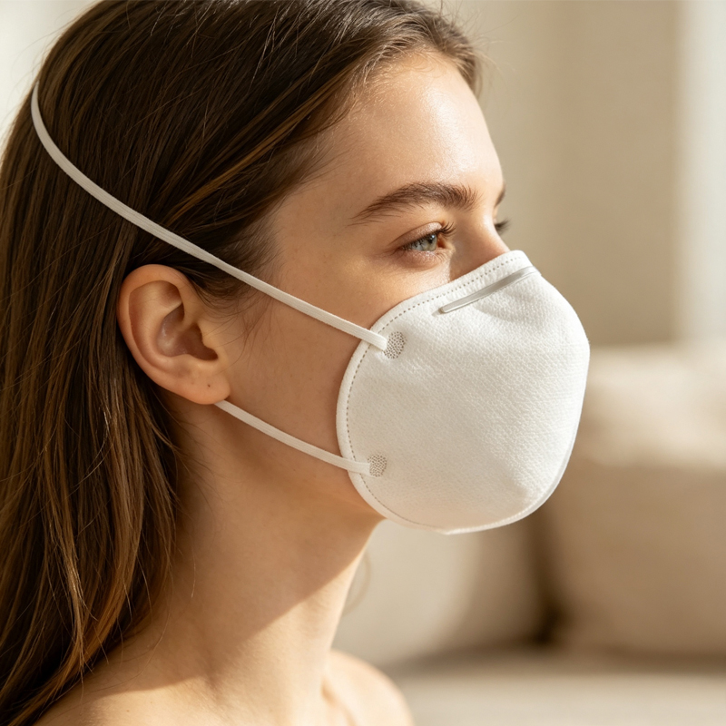 قناع KN95 على شكل كوب مع فلتر  - مراجعة Kn95 Respirator Mask وسعره