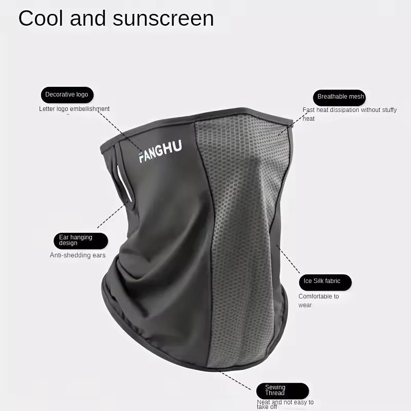 أقنعة ركوب الدراجات أغطية الرأ - مراجعة Sports Mask Breathable وسعره