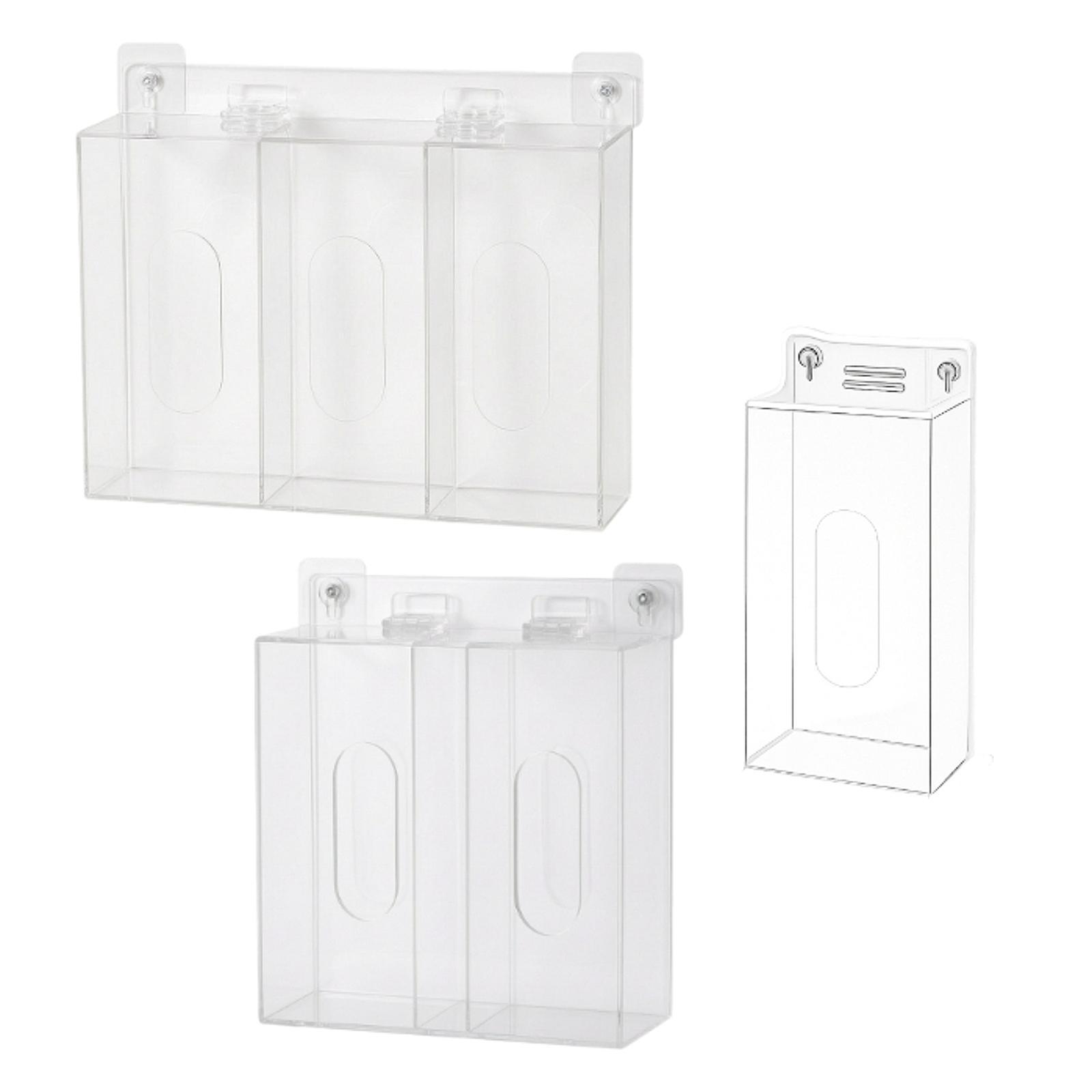 حامل قفازات أكريليك موفر للمسا - مراجعة Face Mask Storage Box وسعره