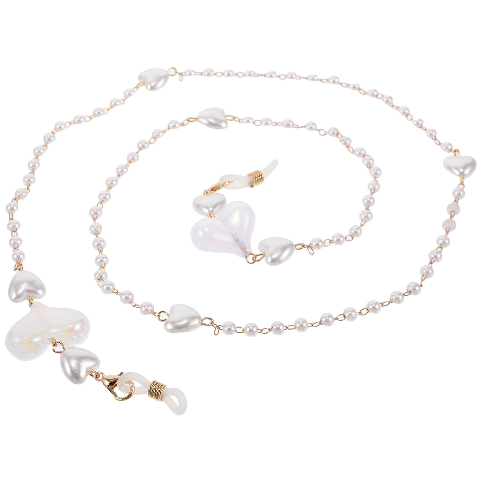 سلسلة نظارات عصرية على شكل قلب - مراجعة Mask Lanyard Adjustable وسعره