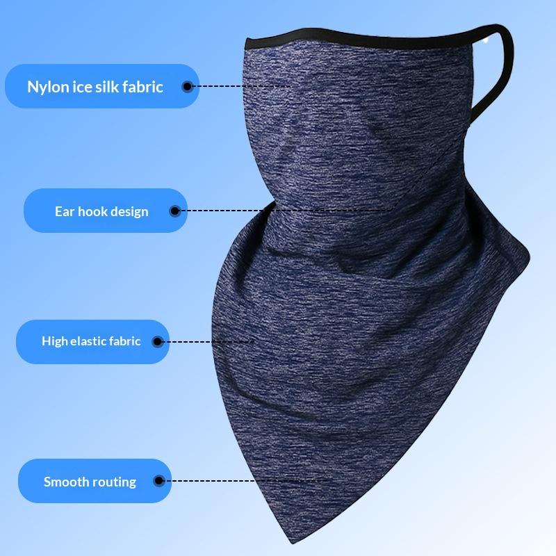 قناع وجه كامل من الحرير الجليد - مراجعة Sports Mask Breathable وسعره