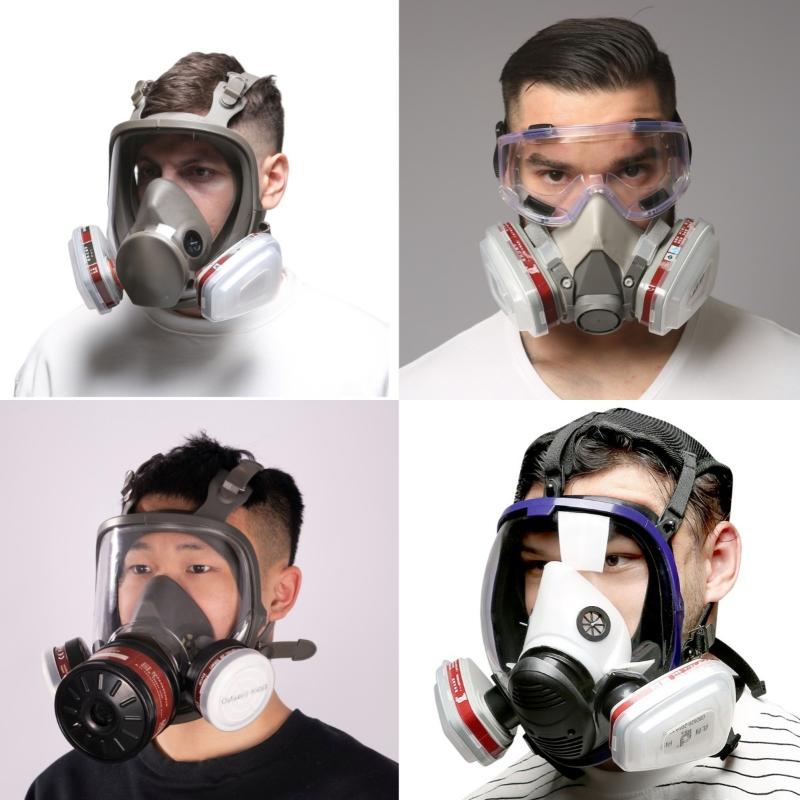 طقم جديد من 15 قطعة: قناع غبار - مراجعة Respirator Half Face وسعره