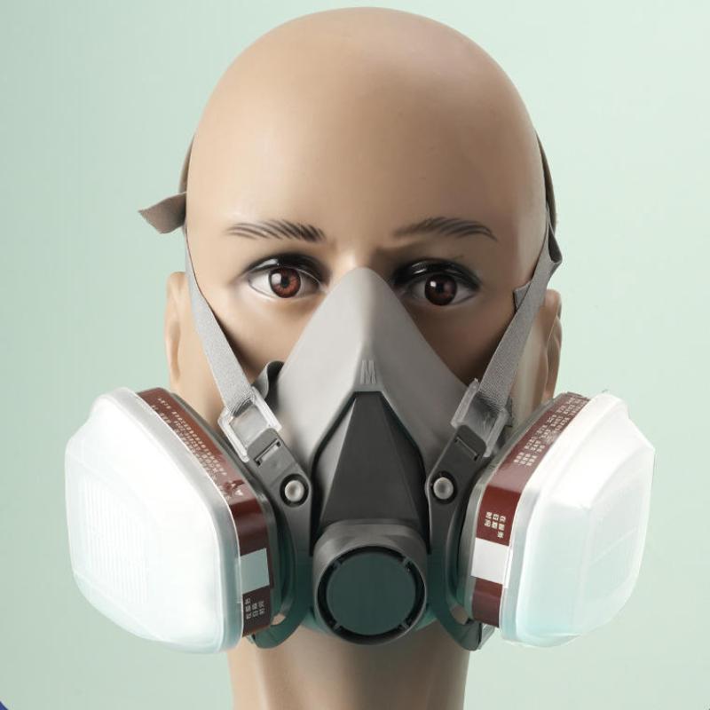 طقم جديد من 15 قطعة: قناع غبار - مراجعة Respirator Half Face وسعره